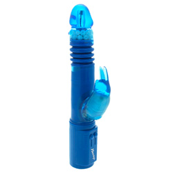 Profonde Stroker Rabbit Vibrator Bleu