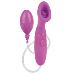 Clitoris étanche en silicone Pompe rose